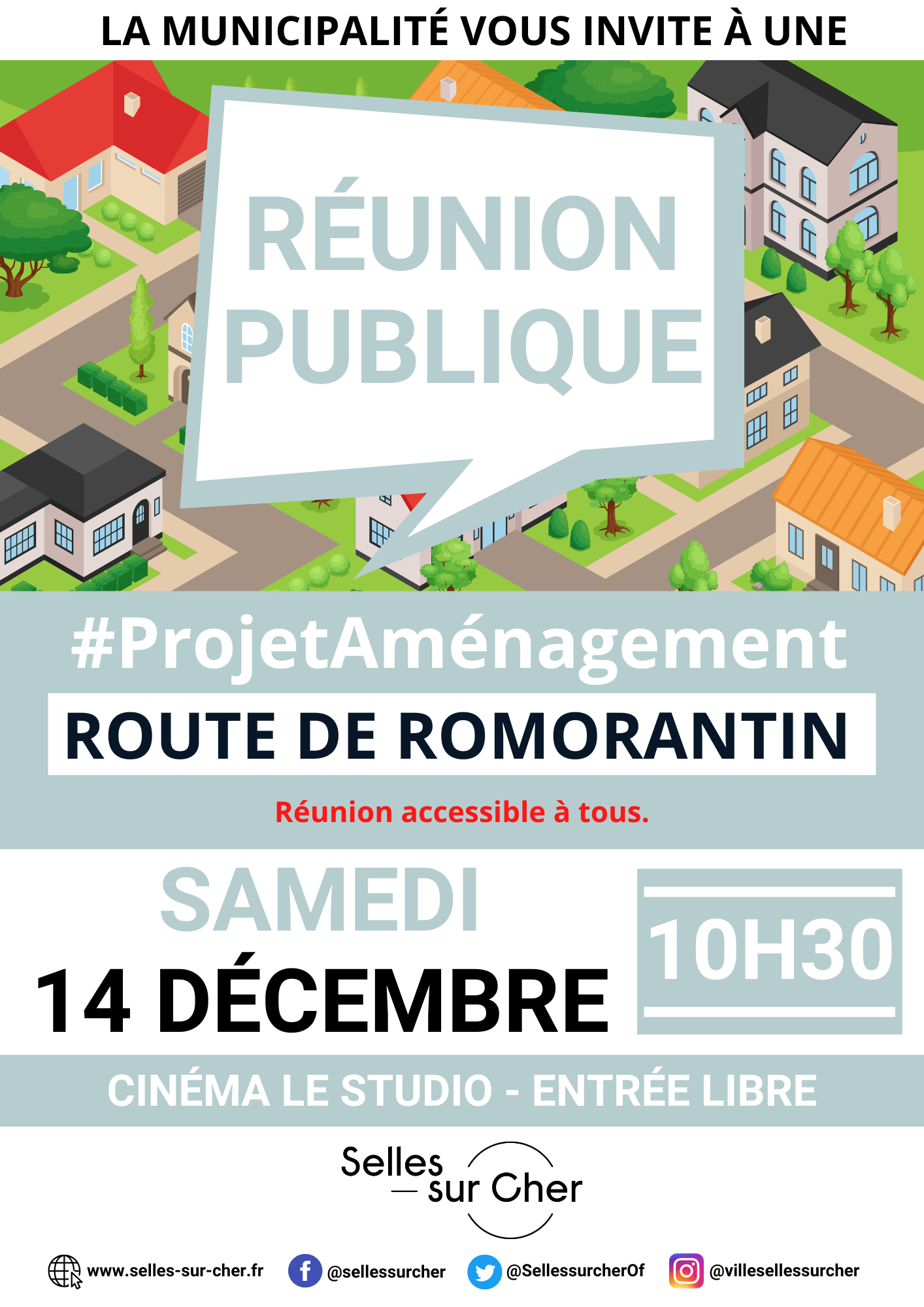 Réunion publique - Travaux rue de Romorantin