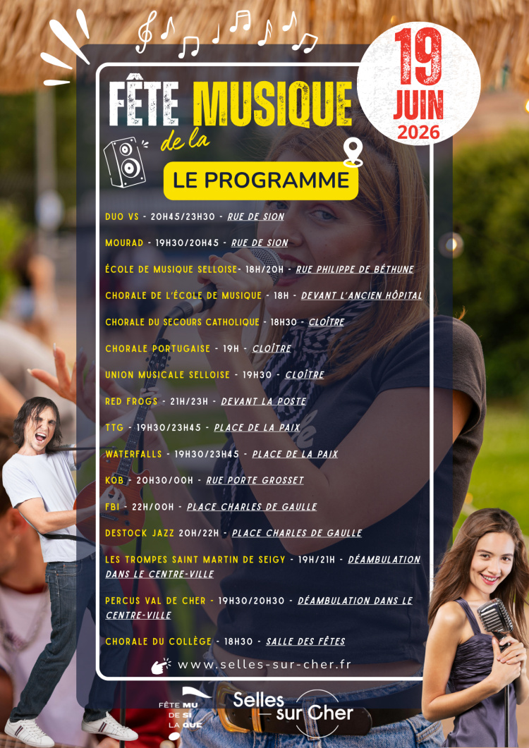 Programme Fête de la musique 2026