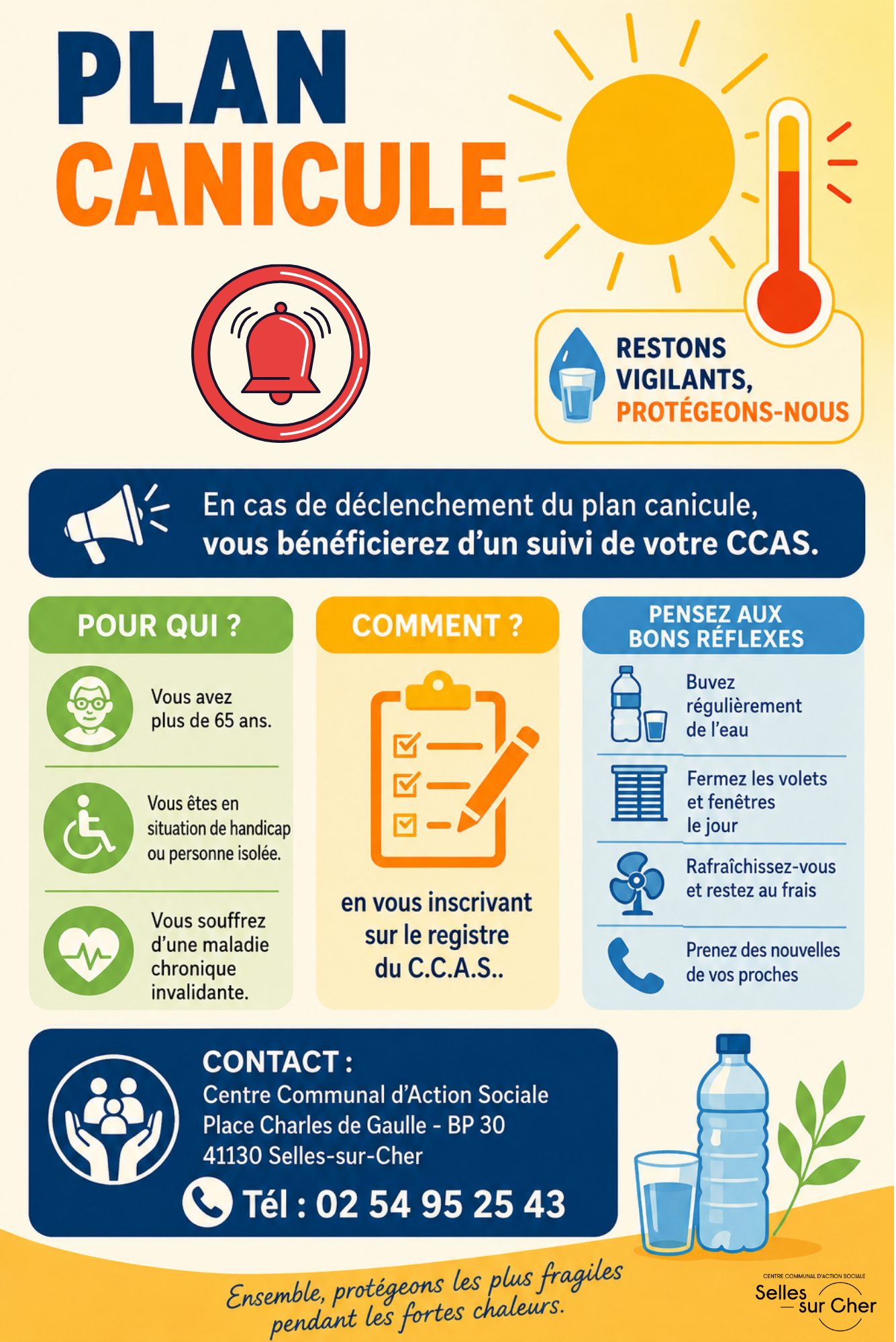 Plan canicule : inscrivez vous