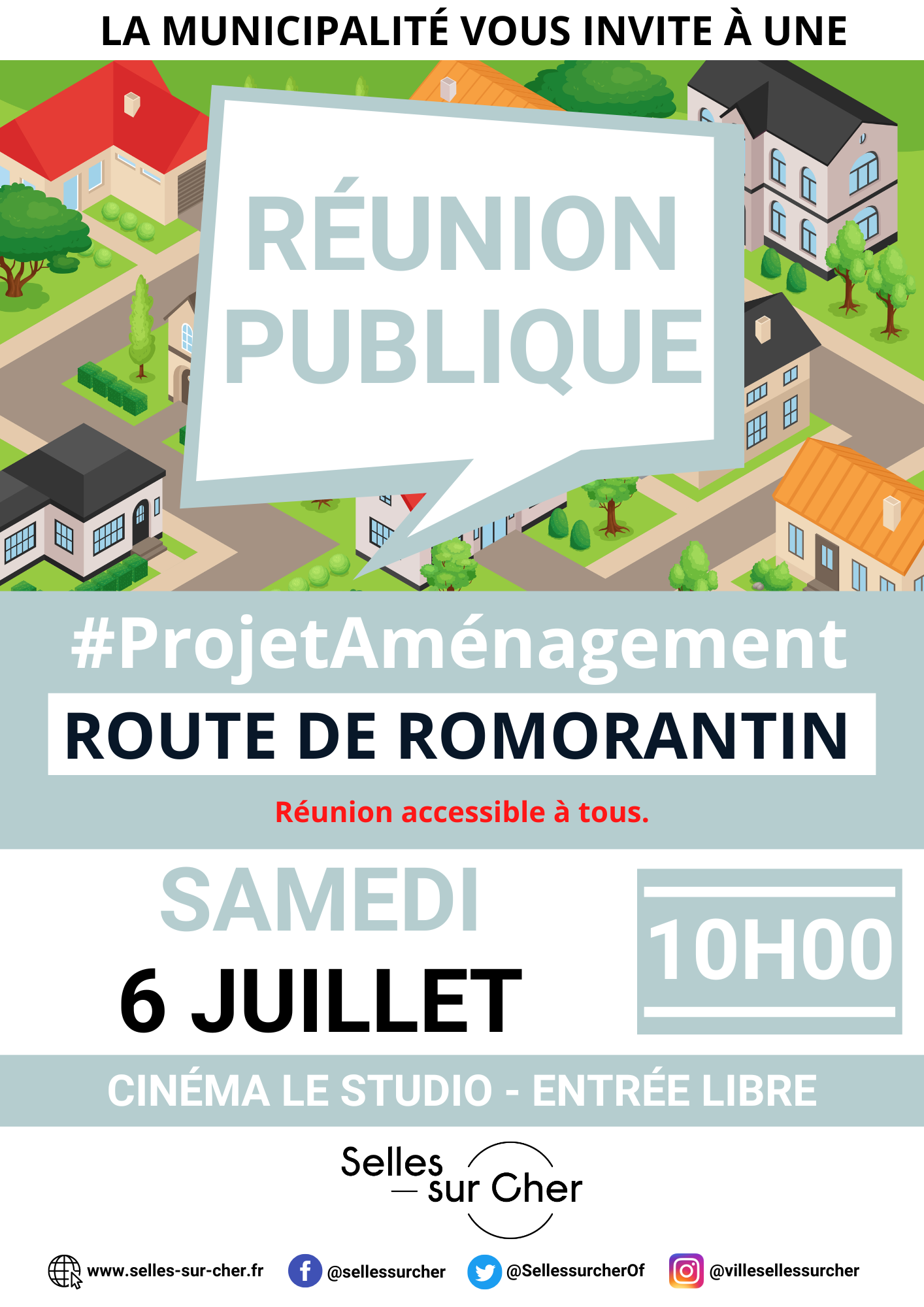 Réunion publique - Travaux rue de Romorantin