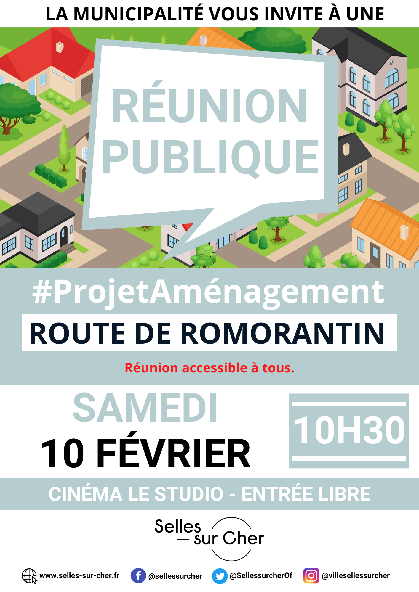 Réunion publique - Travaux rue de Romorantin