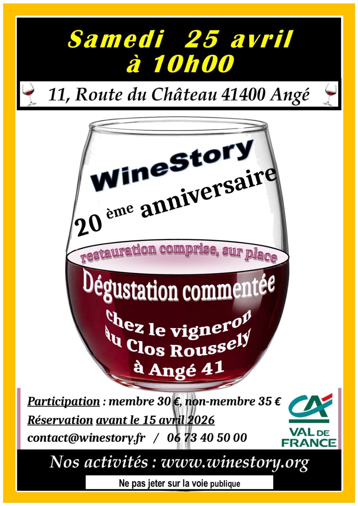 Dégustation WineStory