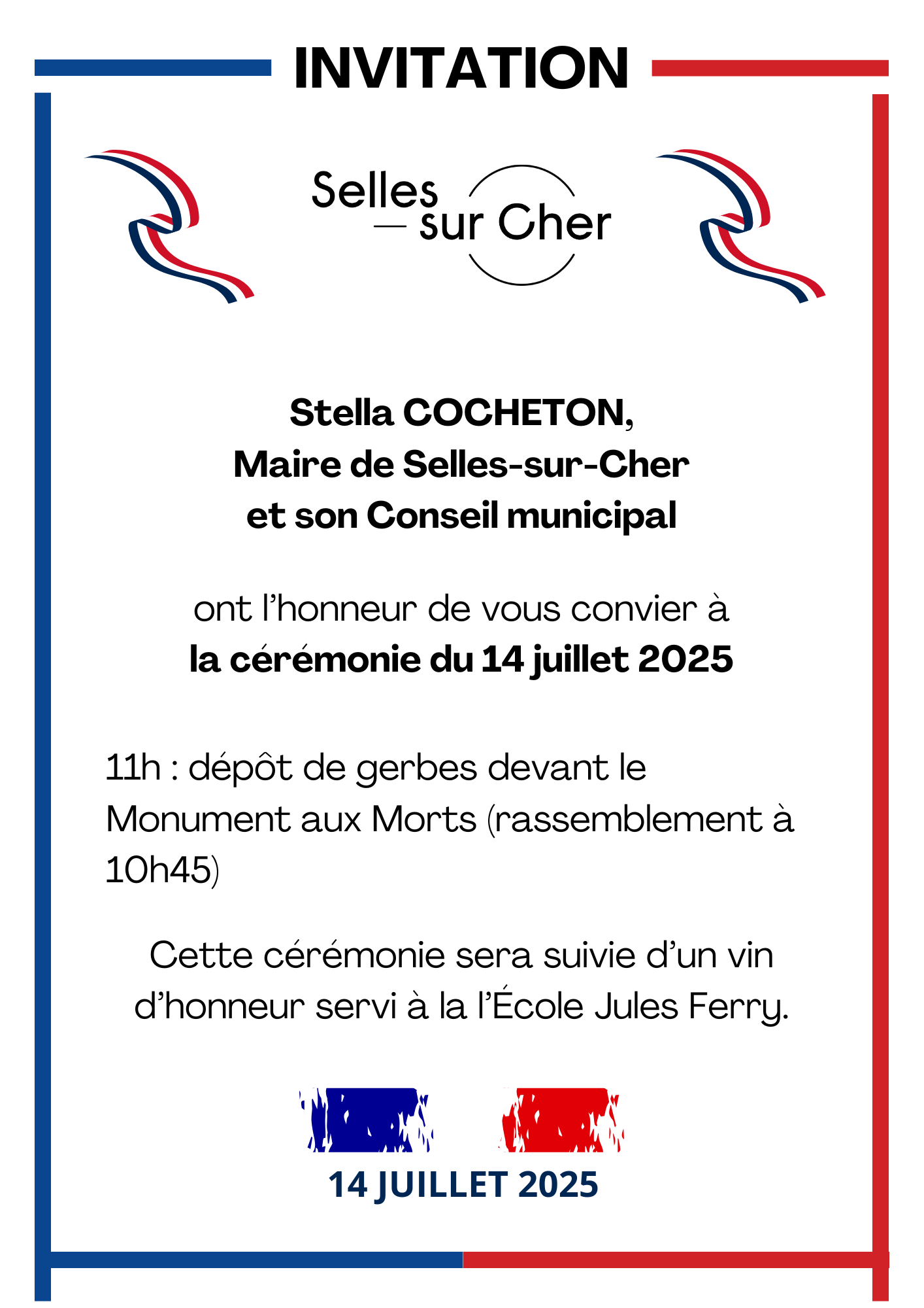Cérémonie du 14 juillet 2025