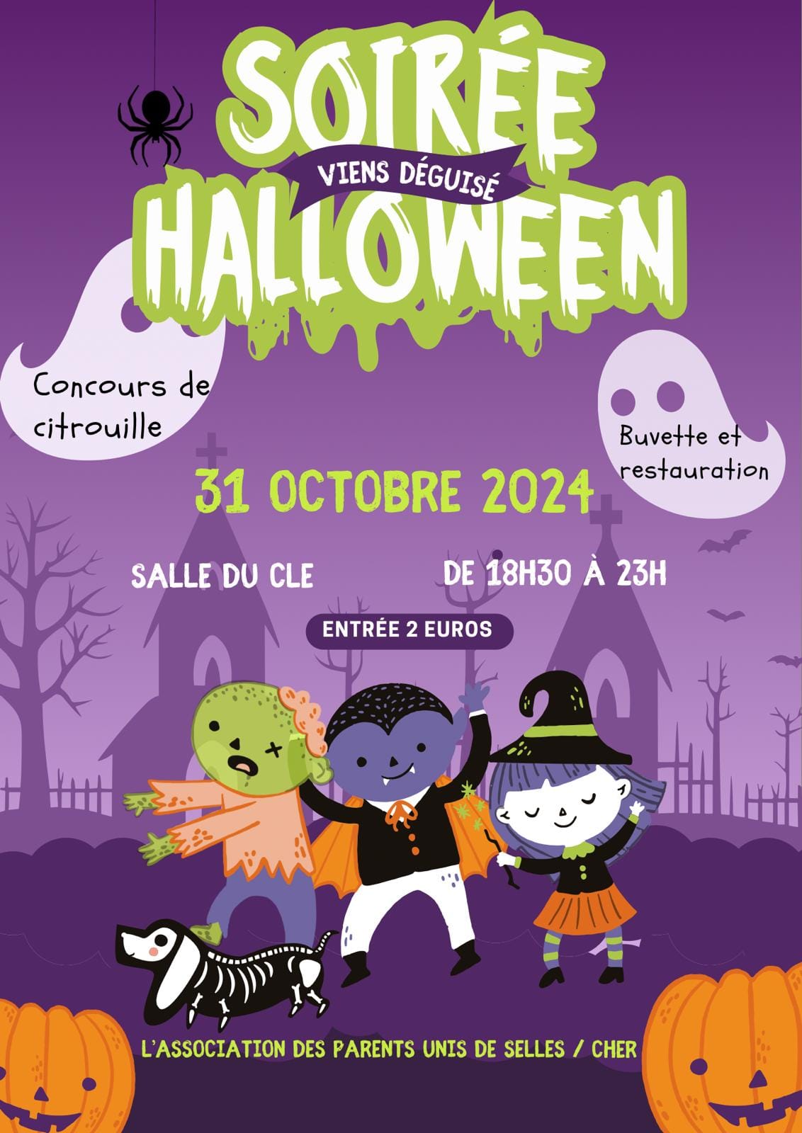 Soirée Halloween - Les Parents Unis