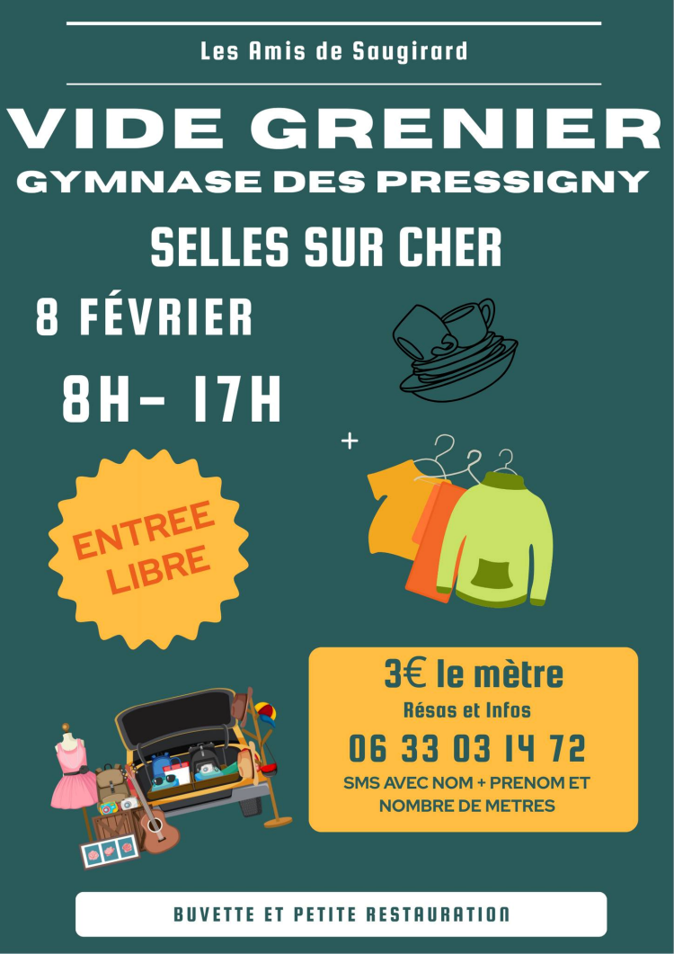 Vide-grenier Les Amis de Saugirard